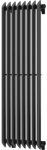 Mexen Atlanta designový radiátor 1200 x 405 mm, 646 W, Černá - W211-1200-405-00-70