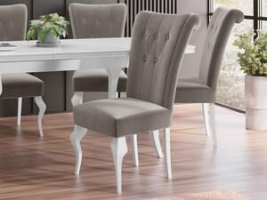 Jídelní židle ST63, Potah: Magic Velvet 2209, Barva dřeva: bílá 5903211381355