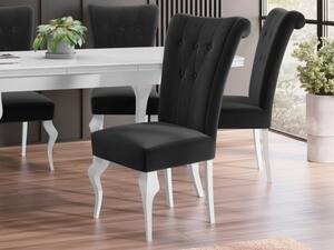Jídelní židle ST63, Potah: Magic Velvet 2219, Barva dřeva: bílá 5903211381386