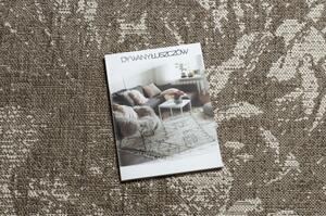 Dywany Luszczow Kusový koberec SIZAL FLOORLUX 20491 KVĚTINY šampaňské / taupe Rozměr koberce: 140 x 200 cm