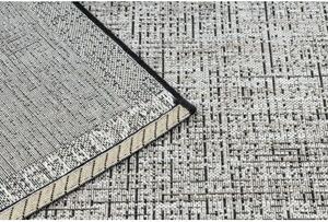 Dywany Luszczow Kusový koberec SIZAL FLOORLUX 20401 vzor rámu stříbrný / Černá Rozměr koberce: 120 x 170 cm