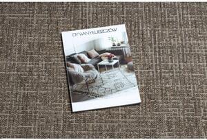 Dywany Luszczow Kusový koberec SIZAL FLOORLUX 20401 vzor rámu taupe / šampaňské Rozměr koberce: 120 x 170 cm