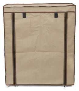 Textilní botník Compactor Oxford - 4 patra, 59 x 29 x 72 cm béžový