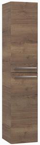 EBS Urban Vysoká skříňka 35x170cm L/P, dub halifax-madlo nerez