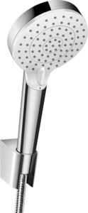 Sprchová hlavice s hadicí Hansgrohe Crometta bílá/chrom 26694400