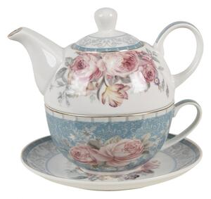 Porcelánový Tea for one Peony Rosé – 400 ml / 250 ml