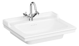 Umyvadlo VitrA Ricordi 65x53 cm otvor pro baterii uprostřed 7801-003-0001