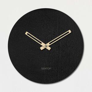 SENTOP | Drevené nástenné hodiny kruh - javor, dub, orech, buk | SENTOP HDFK037 analogové