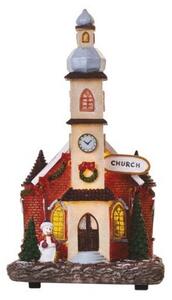 EMOS LED vánoční kostel Church 17,5 cm teplá bílá