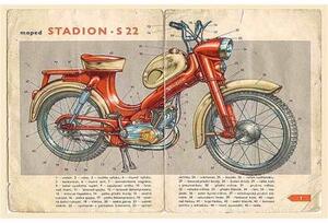 Cedule Jawa moped stadion s22