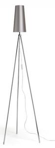 RED R11590 CONNY 15/30 stolní stínidlo Monaco holubí šeď / stříbrné PVC max. 23W - RED - DESIGN RENDL