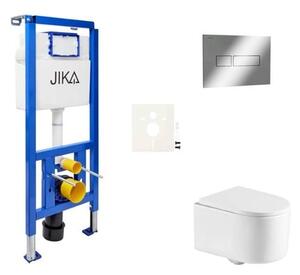 Závěsný WC set do lehkých stěn / předstěnová SAT SIKOJSREX72CR
