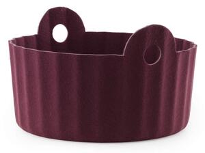 Normann Copenhagen Úložný koš Colu, burgundy