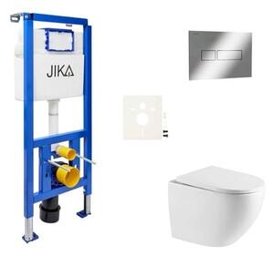 Závěsný WC set do lehkých stěn / předstěnová SAT SIKOJSREX67CR