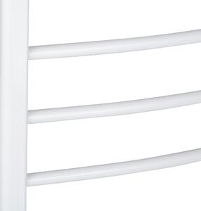 CERANO - Elektrický sušák ručníků Luca, s displejem - bílá lesklá - 660x550 mm