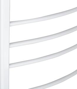 CERANO - Elektrický sušák ručníků Luca, s displejem - bílá lesklá - 1160x550 mm