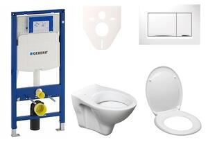 Cenově zvýhodněný závěsný WC set Geberit do lehkých stěn / předstěnová montáž + WC Ceramia S-Line Pro 111.300.00.5ND5