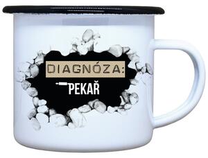 Plecháček s potiskem diagnóza pekař Objem: 330 ml