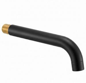 Výtokové rameno pro podomítkovou baterii Rea Lungo 20 cm Black