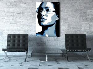 Ručně malovaný obraz POP Art Angelina Jolie 1 kus