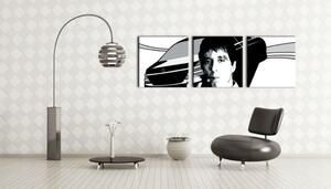 Ručně malovaný obraz POP Art AL PACINO 3 díly al9