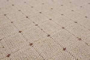 Vopi koberce Kusový koberec Udinese béžový srdce - 100x120 srdce cm