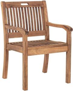 Zahradní židle s područkami z akáciového dřeva Noemi