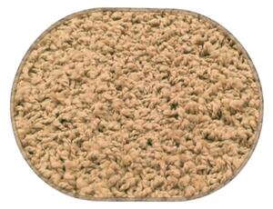 Vopi koberce Kusový koberec Color shaggy béžový ovál - 50x80 cm