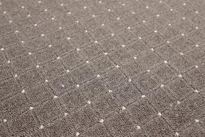 Condor Carpets AKCE: 75x148 cm Metrážový koberec Udinese hnědý - neúčtujeme odřezky z role! - Bez obšití cm