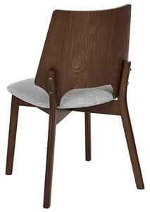 Set 2 ks jídelních židlí Abie (tmavé dřevo). 1077276