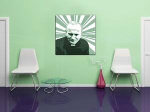 Ručně malovaný obrázek Jana Pavla II. ve stylu POP Art. 1 část jp3