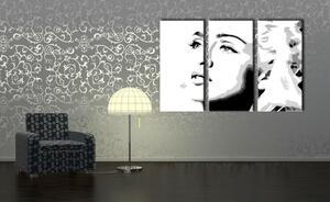 Ručně malovaný obraz Madonna ze 3 kusů, POP Art, MA4
