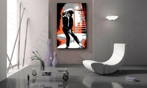 Ručně malovaný obraz POP Art Michael Jackson 1 kus mj4