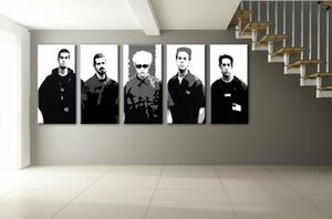 Ručně malovaný obraz POP Art LINKIN PARK 5dílná LP