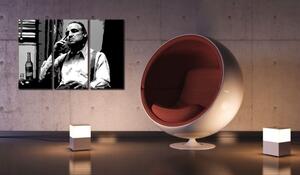 Ručně malovaný obraz Marlona Branda ve stylu POP Art, 3 díly, mb2