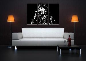 Ručně malovaný obraz POP Art Mick Jagger 3 kusy mick