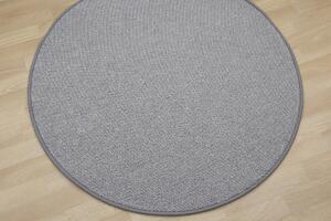 Vopi koberce Kusový koberec Porto šedý kruh - 400x400 (průměr) kruh cm