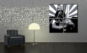 Ručně malovaný obraz POP Art STAR WARS 4 díly sw2