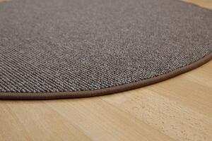 Vopi koberce Kusový koberec Porto hnědý kruh - 100x100 (průměr) kruh cm