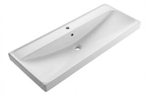 Nábytkové umyvadlo SAT Brevis 121x47,5 cm otvor pro baterii uprostřed SATBRE12046