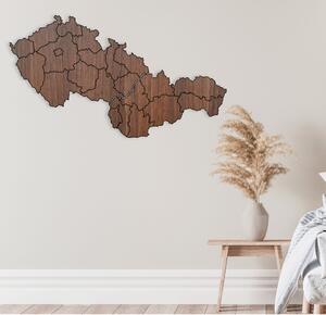 SENTOP | Puzzle mapa České a Slovenské republiky, Československo | SENTOP HDF-M011