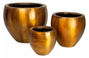 Sada květináčů Aurum, Ø 54/40/29, výška 44/36/26 cm Rozměry: Set průměrů 54/40/29 cm