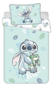 Jerry Fabrics Povlečení do postýlky Lilo and Stitch Frog baby 100x135, 40x60 cm