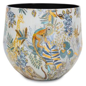 Květináče Cobalt Jungle, Ø 33/27/23 cm, výška 29/25,5/22 cm Rozměry: Průměr 27 cm, Výška 25,5 cm