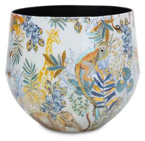 Květináče Cobalt Jungle, Ø 33/27/23 cm, výška 29/25,5/22 cm Rozměry: Průměr 33 cm, Výška 29 cm