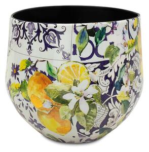 Květináče Lemon Fusion, Ø 33/27/23 cm, výška 29/25,5/22 cm Rozměry: Průměr 23 cm, Výška 22 cm