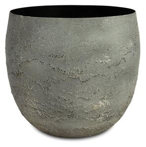 Polystone Ego Giant květináč Grey Rozměry: Průměr 33 cm, Výška 30 cm