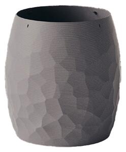 Organický 3D podlahový květináč, Ø 27 cm, výška 35 cm Barva květináče: Kamenná šedá, Rozměry: Průměr 27 cm, Výška 35 cm