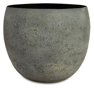Polystone Ego Giant květináč Grey Rozměry: Průměr 39 cm, Výška 33 cm