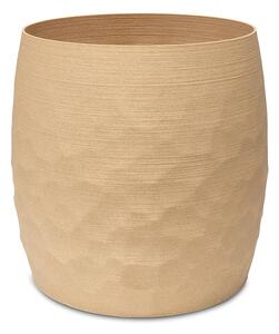 Organický 3D podlahový květináč, Ø 42,5 cm, výška 45 cm Barva květináče: Dřevo, Rozměry: Průměr 42,5 cm, Výška 45 cm